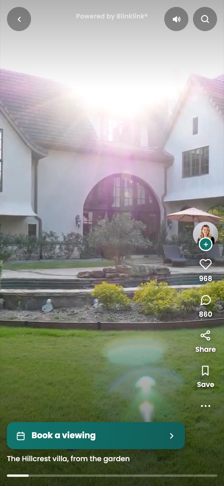 جولة فيلا Hillcrest على الجوال، ومعها زر واحد لحجز معاينة