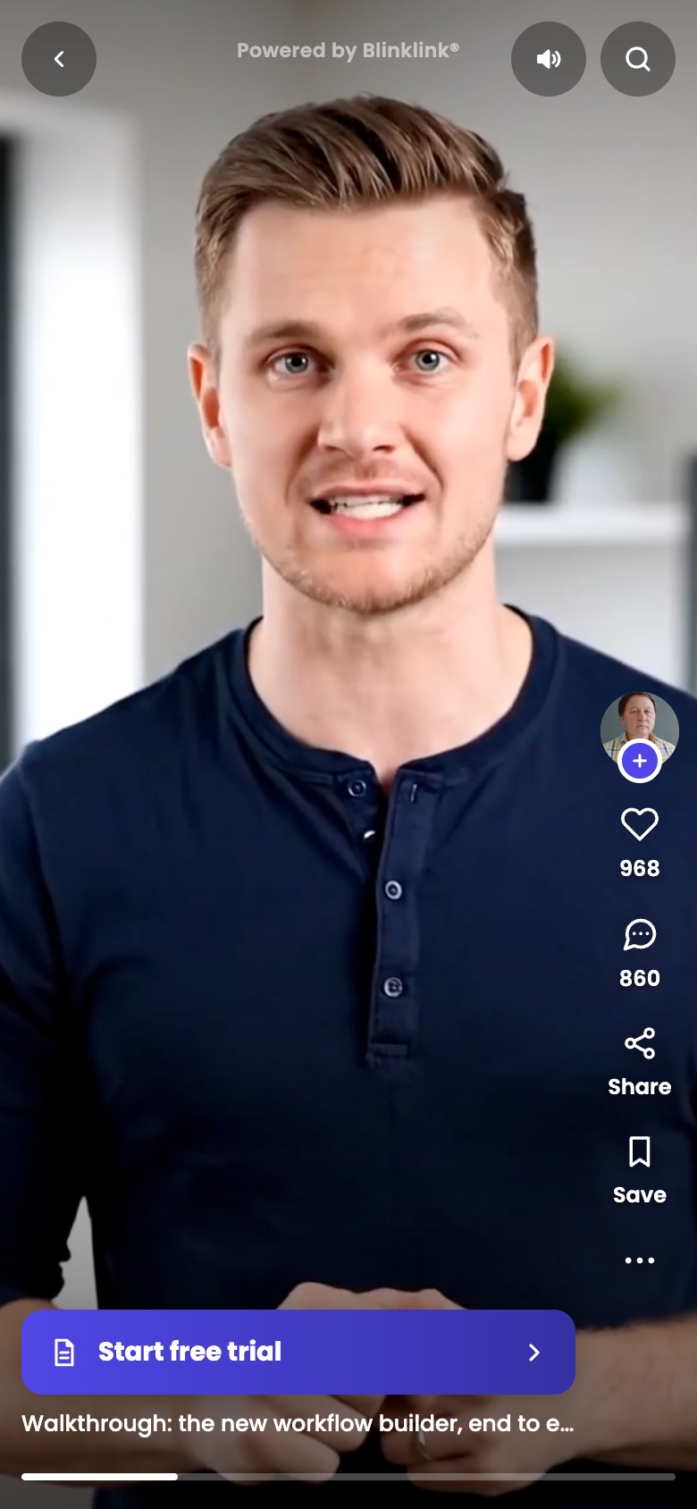 Vertex Community: فيديو عليه زر واحد، Start free trial