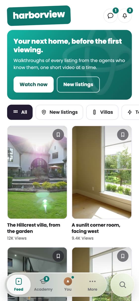 Real estate on the phone